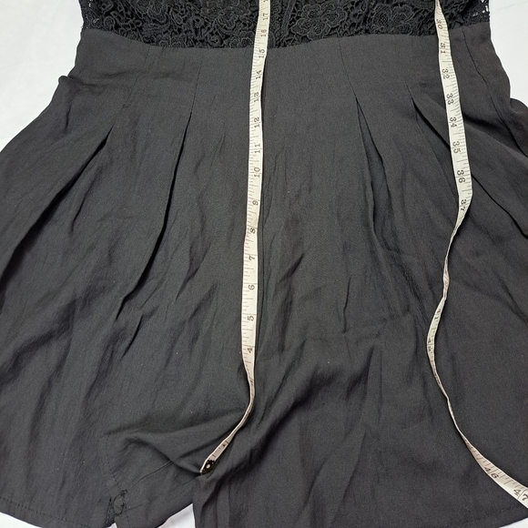 MOLLY Bracken Black Lace Romper - Picture 11 of 12